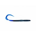 Worm 6" #405 - Black/Blue Glitter Tail
