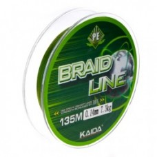 плетенка Kaida Braid Line зеленая 135м